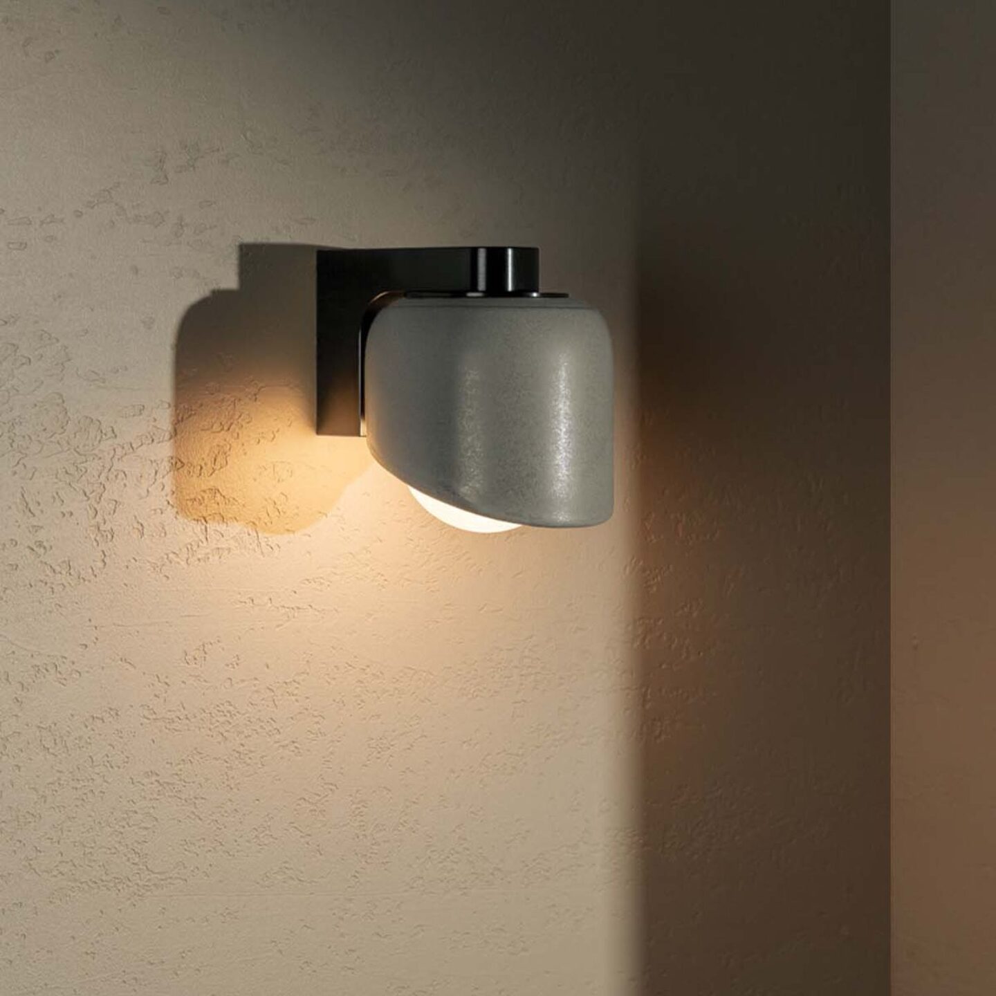 Terra 0.5 Wall Light Fog Brushed Black